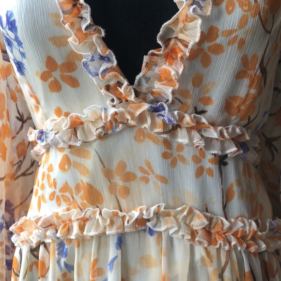 Gorgeous ruffle chiffon dress - Picture 5 of 10